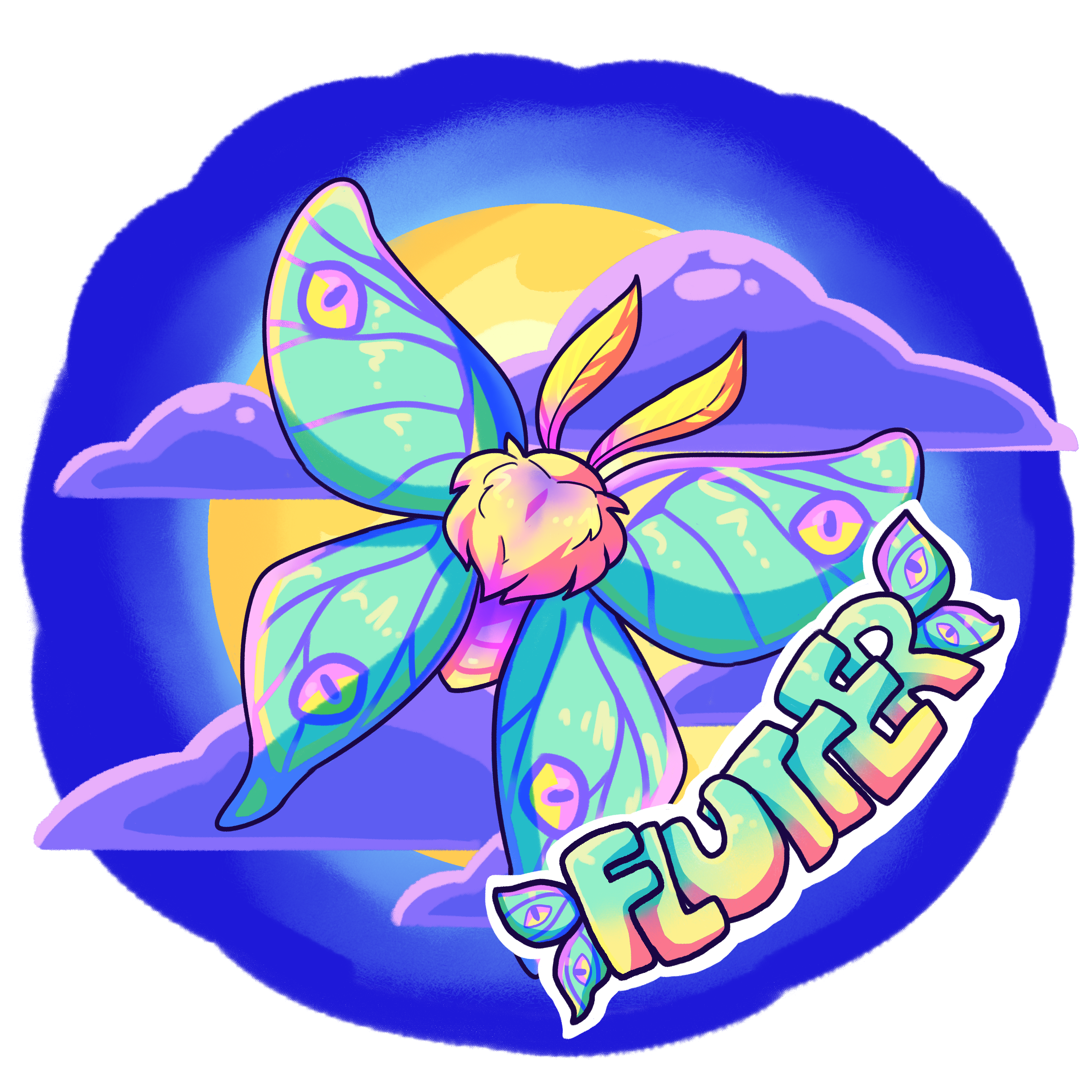 flutter moth